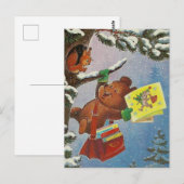  Sovjet Nieuwjaar/Kerstmis Briefkaart (Voorkant / Achterkant)