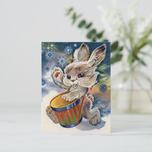  Sovjet Nieuwjaar/Kerstmis Briefkaart (Staand voorkant)