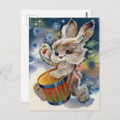 Sovjet Nieuwjaar/Kerstmis Briefkaart (Voorkant / Achterkant)