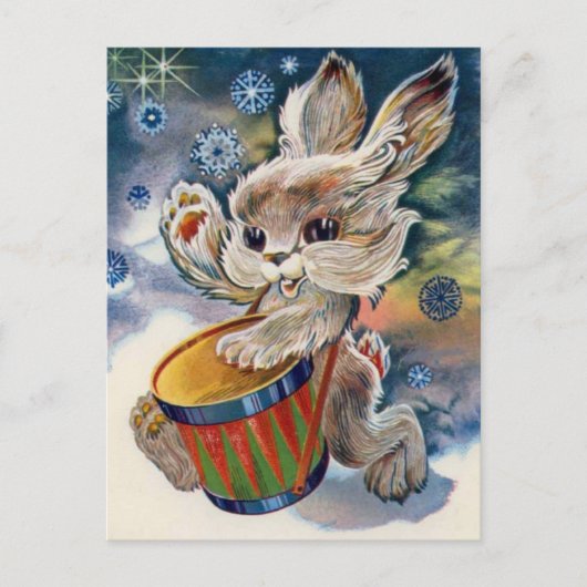 Sovjet Nieuwjaar/Kerstmis Briefkaart (Voorkant)