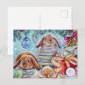  Sovjet Nieuwjaar/Kerstmis Briefkaart (Voorkant / Achterkant)