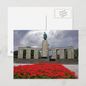 Sovjet Oorlogsmonument, Berlijn, Duitsland Briefkaart (Voorkant / Achterkant)