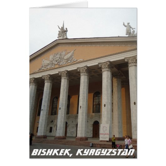 Sovjet Opera House - Bisjkek, Kirgizië (Voorkant)