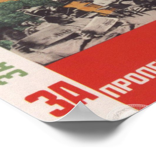 Sovjet-Poster van Propaganda Poster (Hoek)