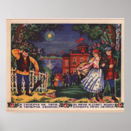 Sovjet-Poster van Propaganda Poster