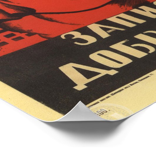 Sovjet-Poster van Propaganda Poster (Hoek)