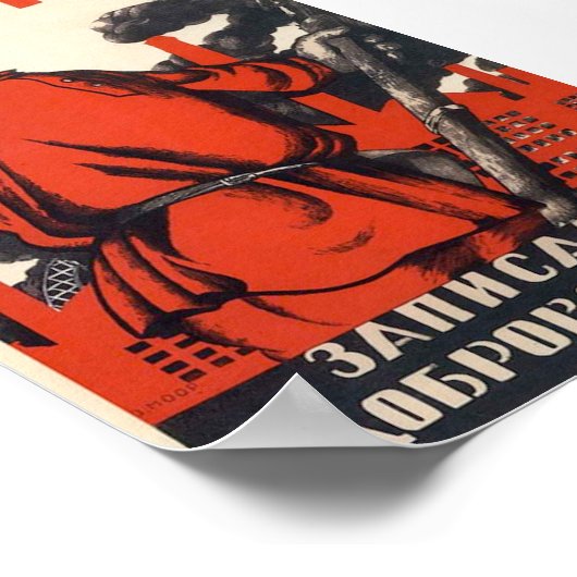 Sovjet-Poster van Propaganda Poster (Hoek)