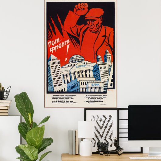 Sovjet Propaganda Poster (Thuiskantoor)