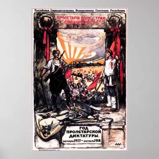 Sovjet Propaganda Poster (Voorkant)