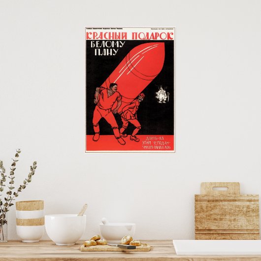 Sovjet Propaganda Poster (Keuken)