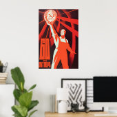 Sovjet Propaganda Poster – 60 Jaar Oktober (Thuiskantoor)