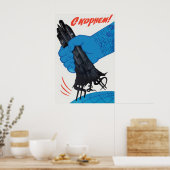Sovjet Propaganda Poster Bij de wortel Anti-VS Kou (Keuken)