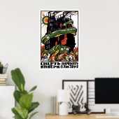 Sovjet Propaganda Poster Dood van internationale (Thuiskantoor)