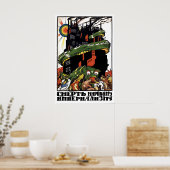 Sovjet Propaganda Poster Dood van internationale (Keuken)