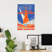 Sovjet Propaganda Poster Eer aan het vaderland van (Thuiskantoor)