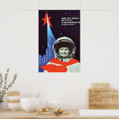 Sovjet Propaganda Poster Ik wil een (Keuken)