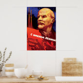 Sovjet Propaganda Poster In de naam van Lenin! Muu (Keuken)