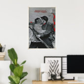 Sovjet Propaganda Poster Onze strijdkrachten zijn (Thuiskantoor)