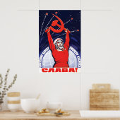Sovjet Propaganda Poster -ROEM!- Wanddecoratie CCC (Keuken)