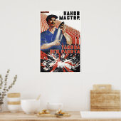 Sovjet Propaganda Poster WWII Wapenindustrie (Keuken)