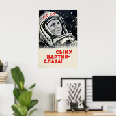 Sovjet Propagandaposter -Lang leve de zoon van de Poster (Thuiskantoor)