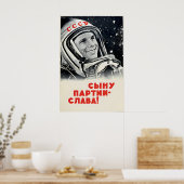 Sovjet Propagandaposter -Lang leve de zoon van de Poster (Keuken)