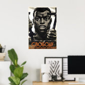 Sovjet Propagandaposter Vrijheid aan het volk van Poster (Thuiskantoor)