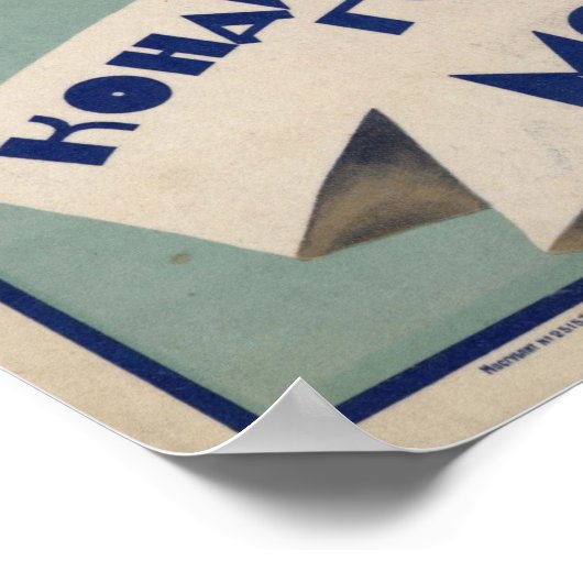 Sovjet-reclame Poster (Hoek)