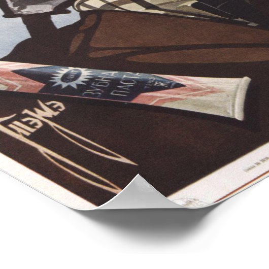 Sovjet-reclame Poster (Hoek)