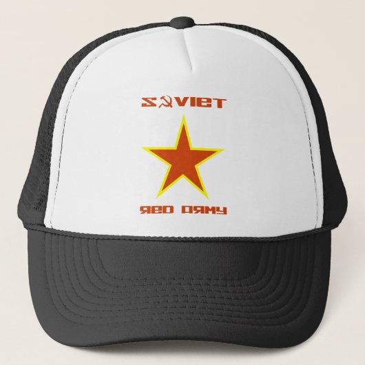 Sovjet Red Army Star 2 Trucker Pet (Voorkant)