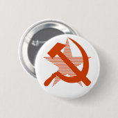 Sovjet-Rode Hammer en Sickle Ronde Button 5,7 Cm (Voorkant /achterkant)