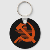 Sovjet-Rode Hammer en Sickle Sleutelhanger (Voorkant)