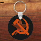 Sovjet-Rode Hammer en Sickle Sleutelhanger (Voorkant)
