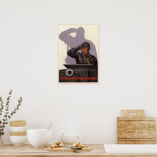 Sovjet-Rode Leger 1941 Poster (Keuken)