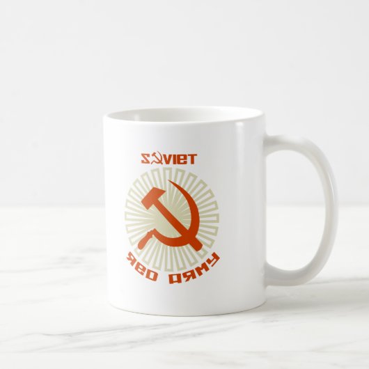Sovjet-Rode Leger Hammer & Sickle 2 Koffiemok (Rechts)