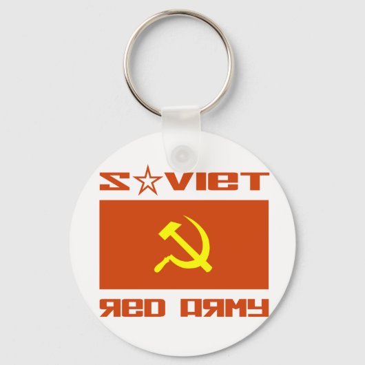 Sovjet-Rode Leger Hammer & Sickle Sleutelhanger (Voorkant)