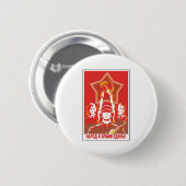 Sovjet Ronde Button 5,7 Cm (Voorkant /achterkant)