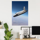 Sovjet-ruimte-icoon: Buran keert terug naar de Aar Poster (Thuiskantoor)