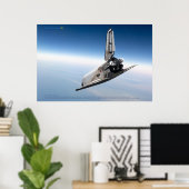 Sovjet-ruimte-icoon: Buran terugkeer Poster (Thuiskantoor)