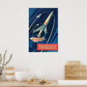 Sovjet Ruimte Propaganda Poster Afgezanten van onz (Keuken)