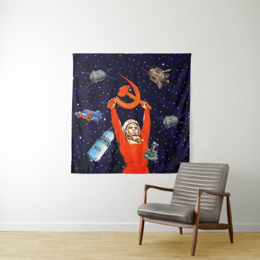 Sovjet-ruimtekunst Wandkleed (In situ)