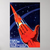 Sovjet Ruimtereisposter Sovjetman! Wees Trots Poster (Voorkant)