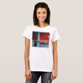 Sovjet-ruimteshuttle Volle Maan Lanceerplatform Co T-shirt (Voorkant volledig)