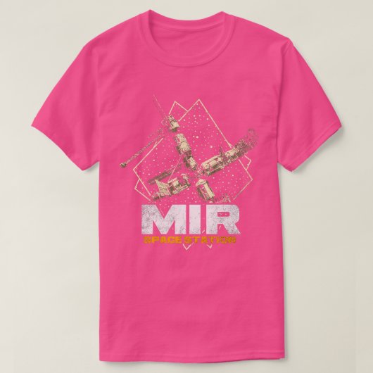 Sovjet-ruimtestation MIR 10 T-shirt (Design voorkant)