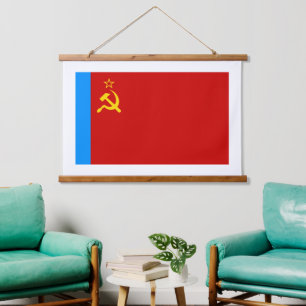 Sovjet-Rusland Vlag, USSR, CCCP, Communisme, Lenin Hangend Wandkleed