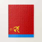 Sovjet-Rusland Vlag, USSR, CCCP, Communisme, Lenin Legpuzzel (Verticaal)