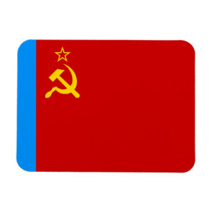 Sovjet-Rusland Vlag, USSR, CCCP, Communisme, Lenin Magneet