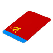 Sovjet-Rusland Vlag, USSR, CCCP, Communisme, Lenin Magneet (Linkerzijde)