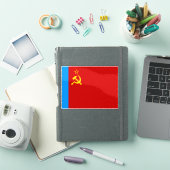 Sovjet-Rusland Vlag, USSR, CCCP, Communisme, Lenin Sticker (iPad Cover)