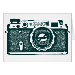 Sovjet Russische Donkergroene Camera -